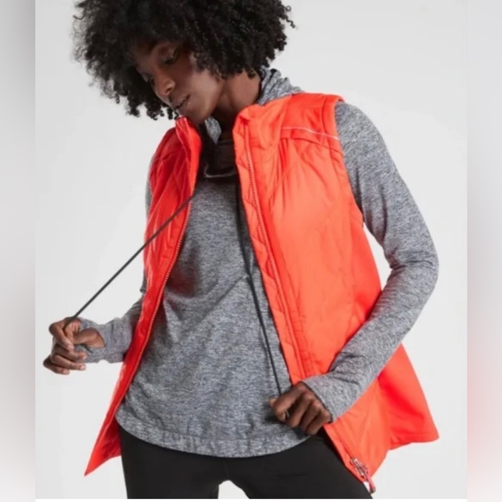 Athlete rocket ridge sporty puffer vest.
